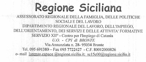 Logo centro Impiego Regione Siciliana